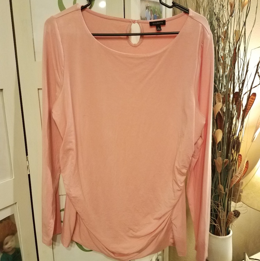 Talbots Coral Long Sleeve